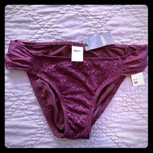 Crochet hipster swim bottoms